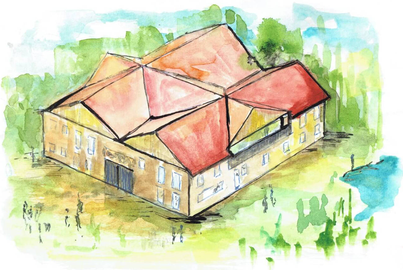 Seminarhaus Jonathan Aquarell